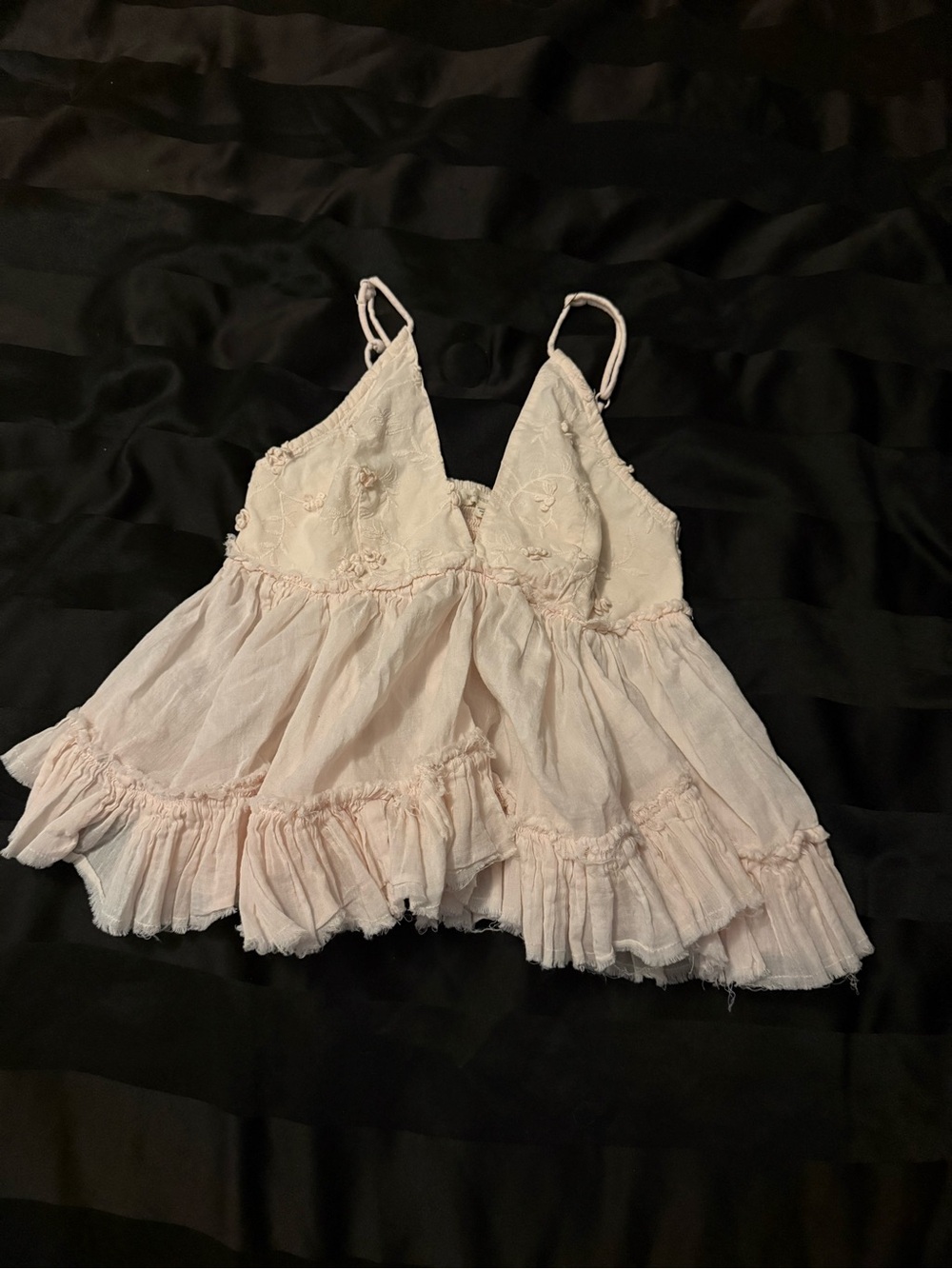 Light pink flowy top